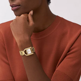 FOSSIL Harwell Three-Hand Gold-Tone Stainless Steel Watch ES5327