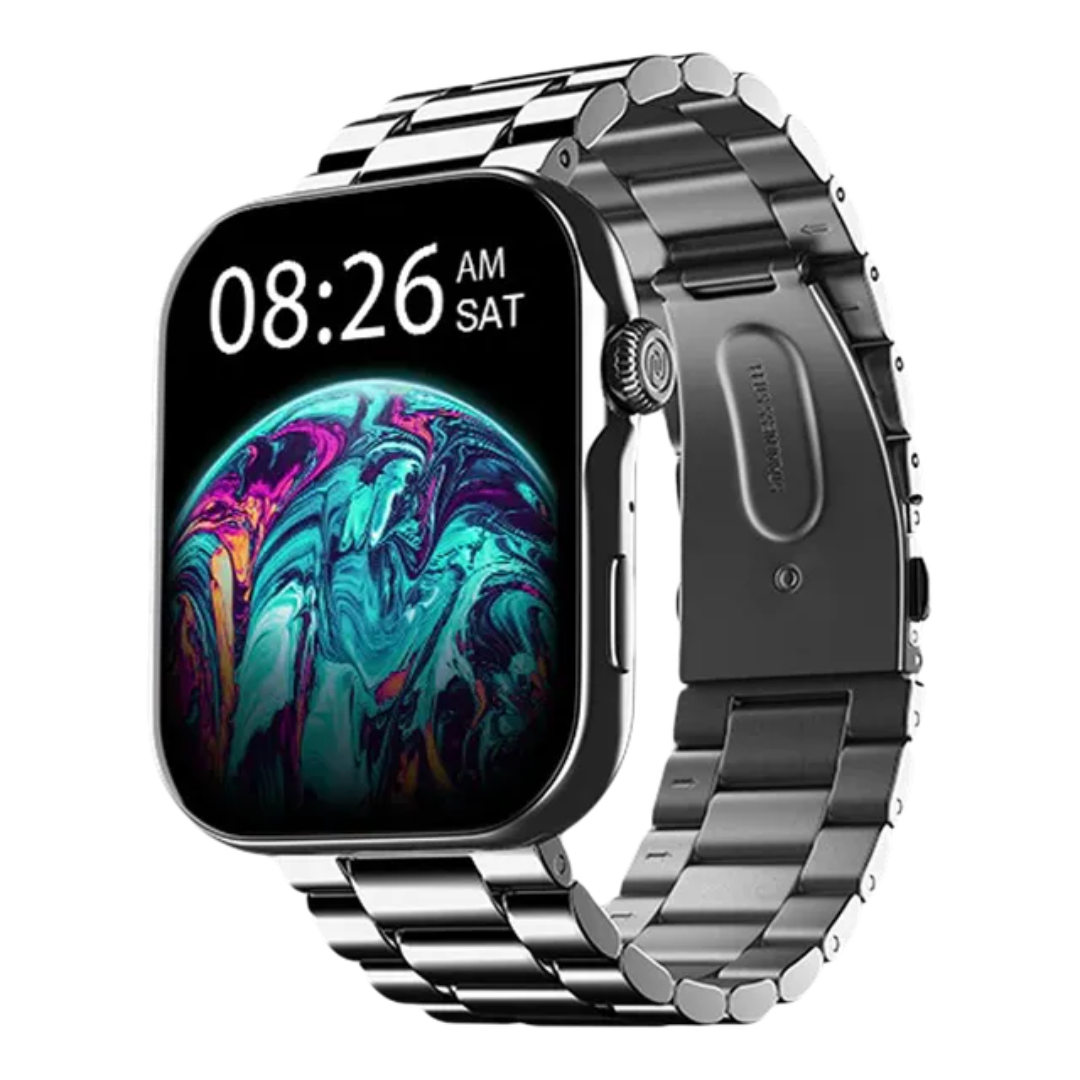 Noise Colorfit Ultra 3 Silver Chain with Bluetooth Calling - KRISHNA WATCH COMPANY
