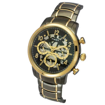 Timex Men Black Round Dial Analog Watch - TWEG20208 - KRISHNA WATCH COMPANY