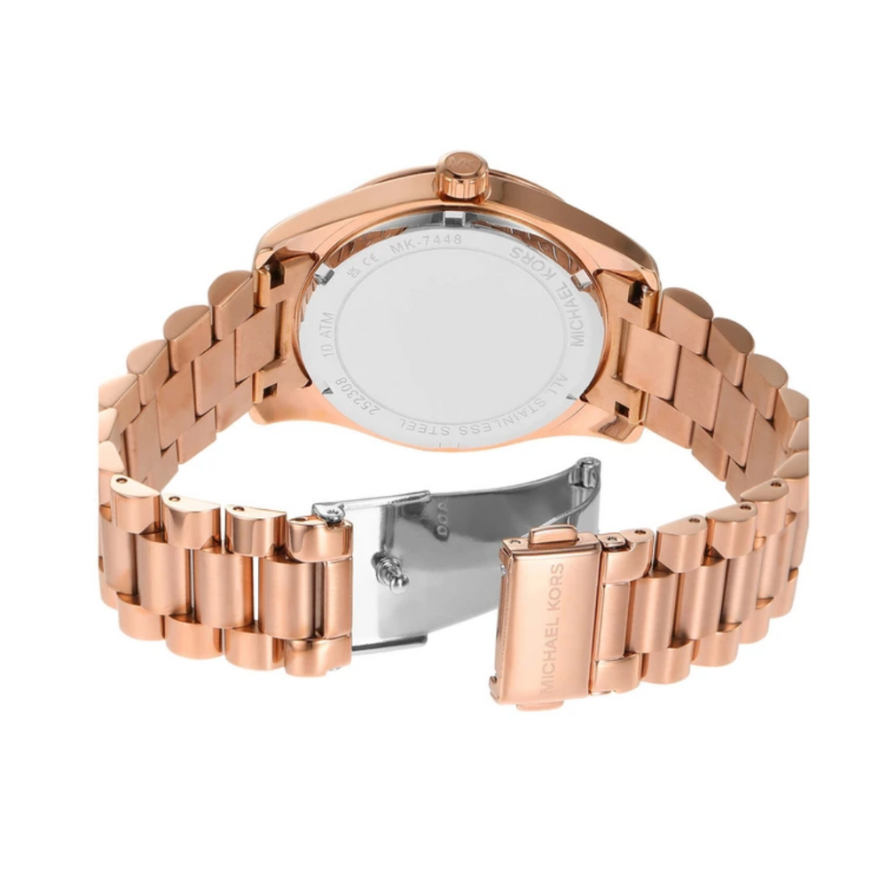 Michael Kors Lexington Analog Watch for Women With Bracelet & Earrings MK1088SET - KRISHNA WATCH COMPANY