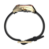 Timex Men Burgundy Stainless Steel Tonneau Dial Analog Watch- TW2V25400U9