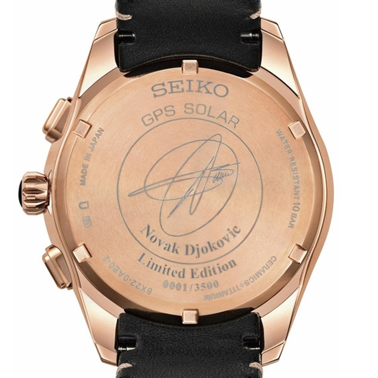 SEIKO Astron GPS Novak Djokovic Limited Edition Men's Watch - SSE105J1 - KRISHNA WATCH COMPANY