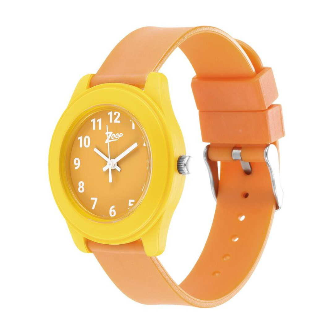 Zoop Basic Orange Dial Plastic Strap for Kids 26019PP08 - KRISHNA WATCH COMPANY