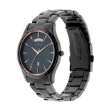 Titan Quartz Analog with Day and Date Black Dial Stainless Steel Strap Watch for Men 1767NM01