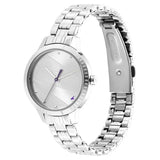 Fastrack Stunners Quartz Analog Silver Dial Metal Strap Watch for Girls ns6267sm01