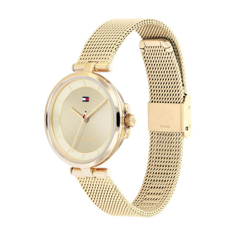 Tommy Hilfiger Quartz Analog Beige Dial Stainless Steel Strap Watch for Women TH1782362 - KRISHNA WATCH COMPANY