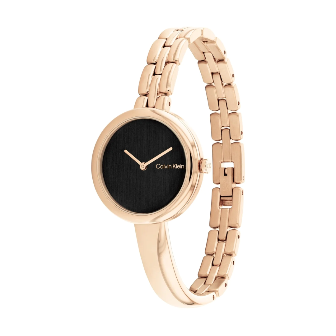 Calvin Klein Female Black Analog Stainless Steel Watch 25200280 - KRISHNA WATCH COMPANY