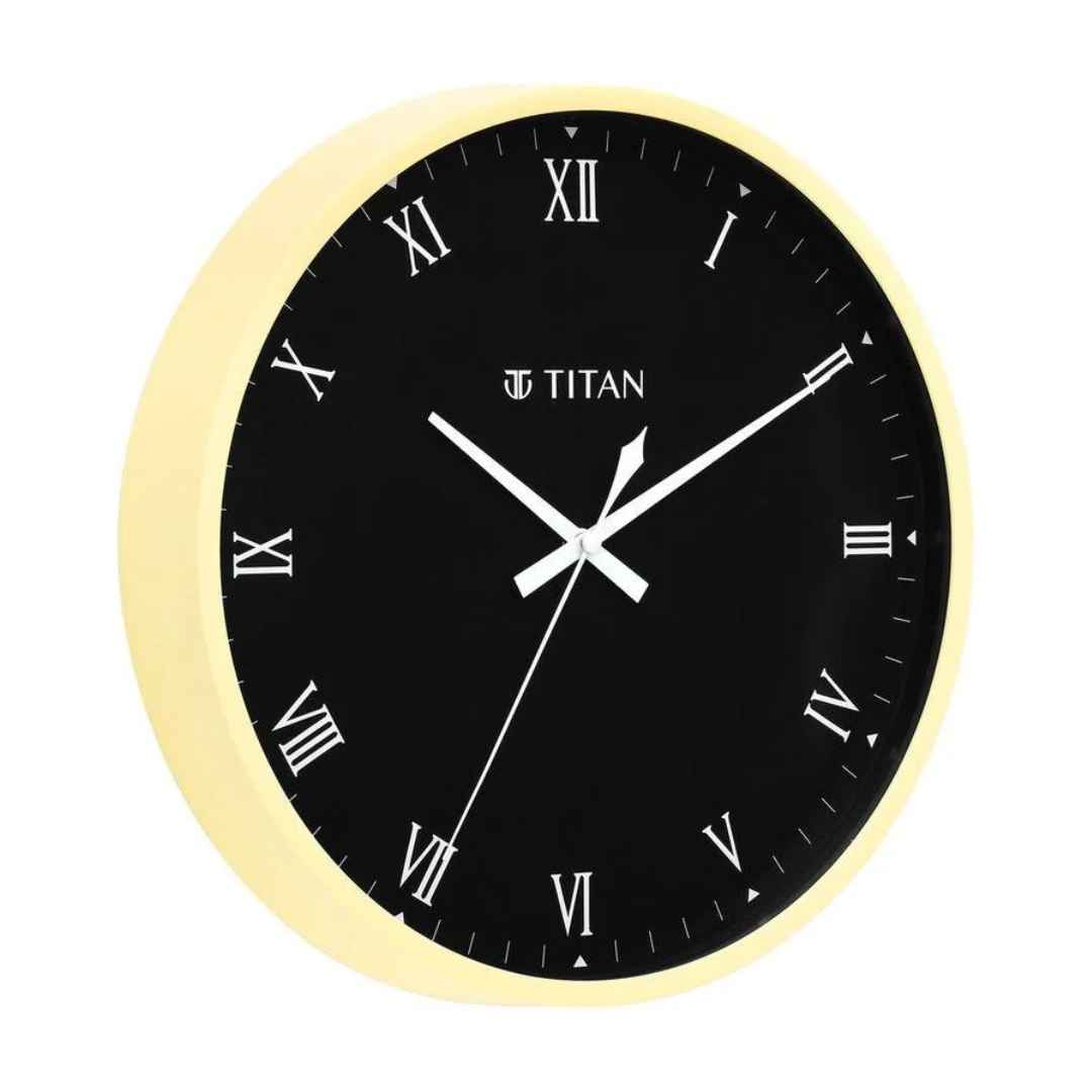 Titan Wall Clock with Silent Sweep Technology - W0043PA06A - KRISHNA WATCH COMPANY