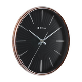 Titan Contemporary Brown Wall Clock - W0013PA01 - KRISHNA WATCH COMPANY