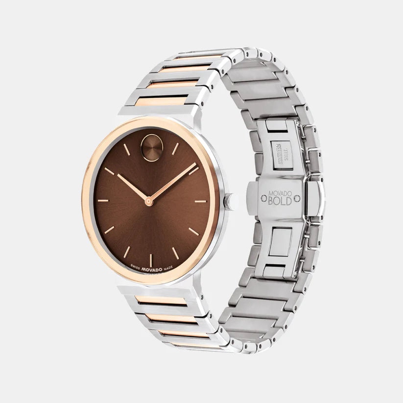 Movado Bold Men Quartz Caffeine Dial Watch 3601267 - KRISHNA WATCH COMPANY
