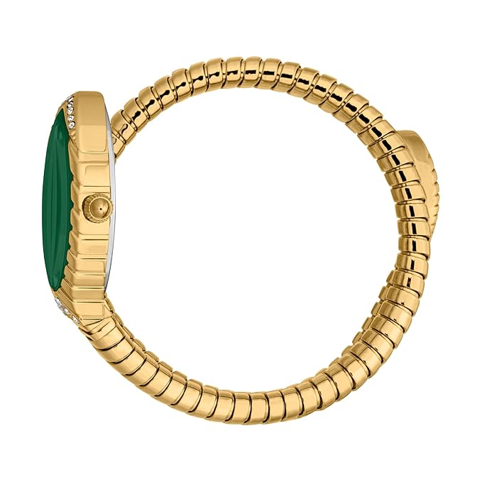 Just Cavalli Unica Snake Women Dark Green Dial Watch JC1L322M0035 - KRISHNA WATCH COMPANY