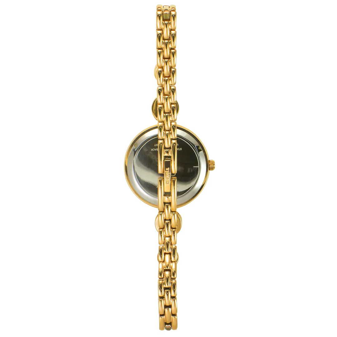 Timex Fria Women Off White Dial Round Analog Brass Dial Watch - TWEL18200 - KRISHNA WATCH COMPANY