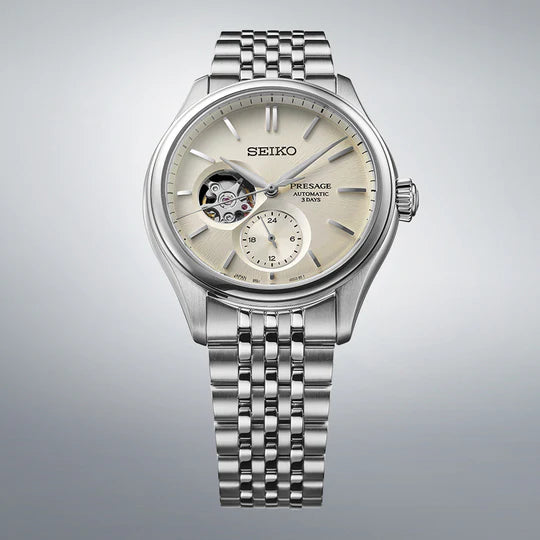 Seiko Presage Classic Series Shiro-iro Open heart - SPB469J1 - KRISHNA WATCH COMPANY
