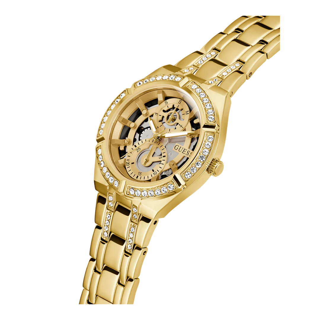 Guess Ladies Gold Tone Multi-function Watch GW0604L2 - KRISHNA WATCH COMPANY