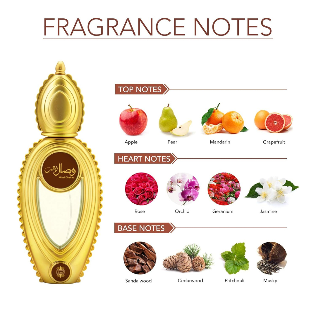 Ajmal Perfume Wisal Dhahab EDP 50 ml - KRISHNA WATCH COMPANY