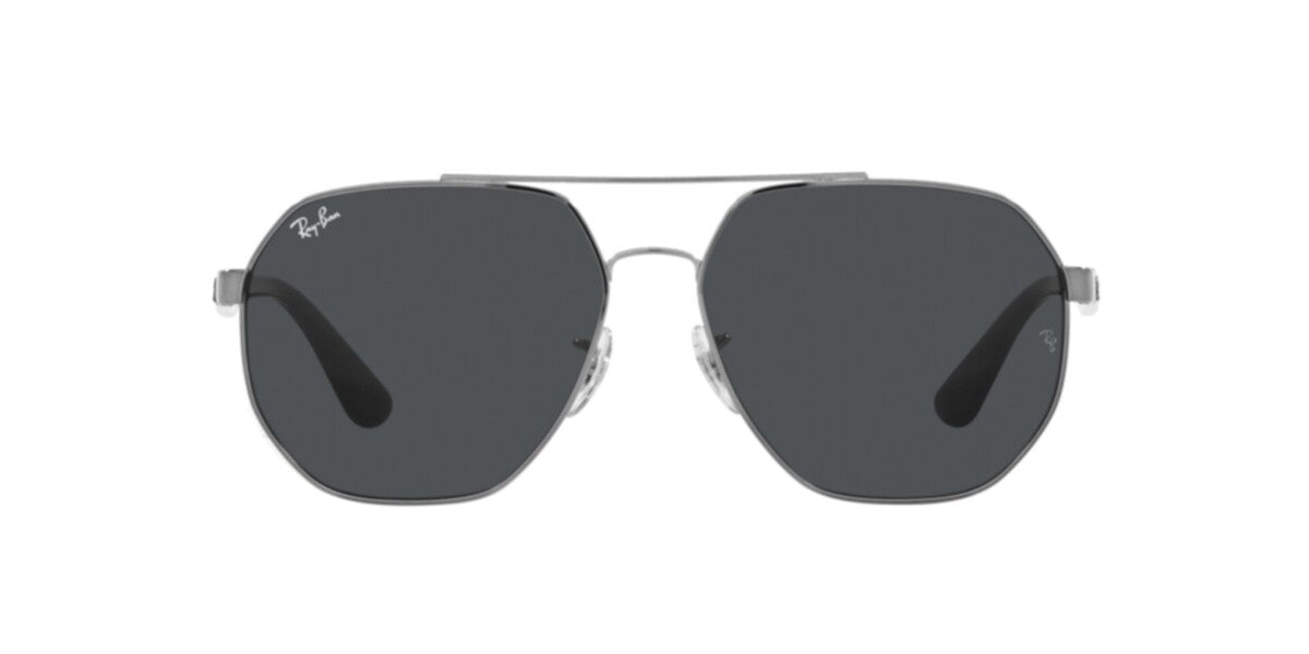 RAY-BAN SUNGLASSES | GUNMETAL SUNGLASSES ( 0RB3714I | IRREGULAR | GUNMETAL FRAME | GREY LENS ) - KRISHNA WATCH COMPANY