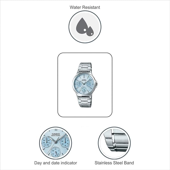 Casio Enticer Women LTP-V300D-2AUDF - A1147 - KRISHNA WATCH COMPANY