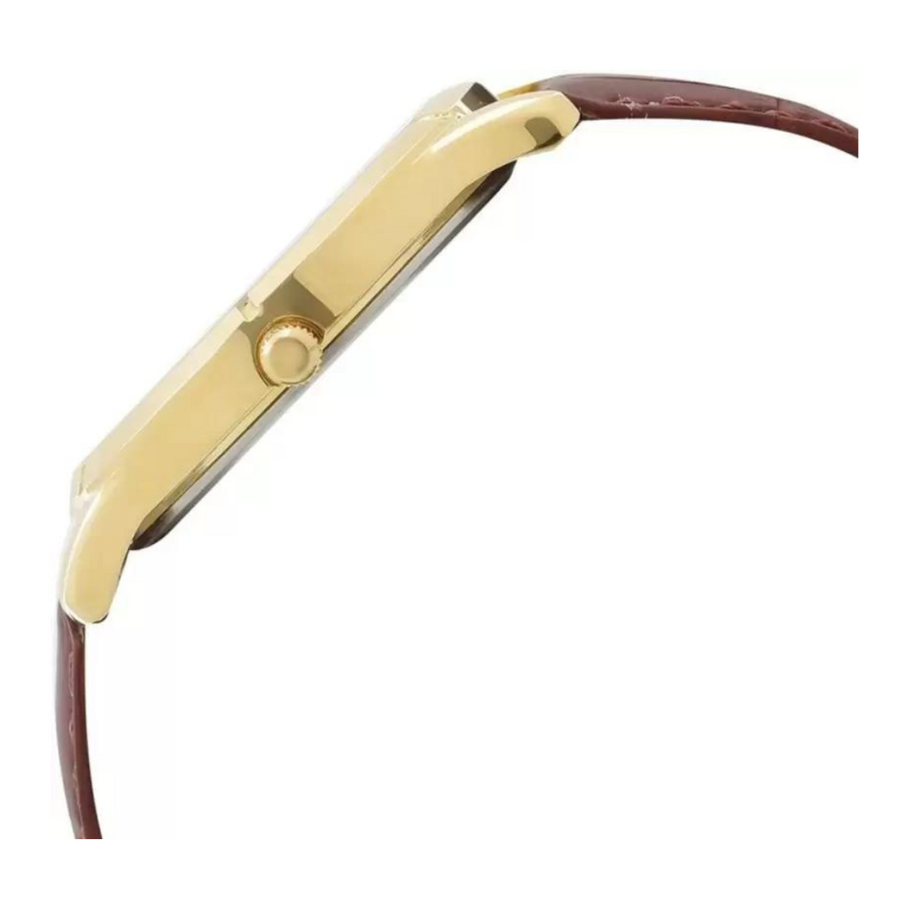 Titan Black Dial Brown Leather Strap Watch NP1775YL01 (DH368) - KRISHNA WATCH COMPANY