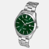 Timex E Class Male Green Analog Stainless Steel Watch TWTG10409