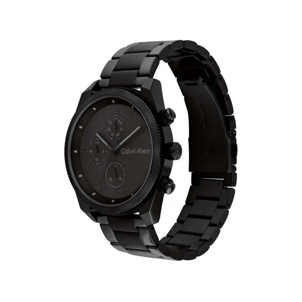 Calvin Klein Impact 44 mm Black Dial Analog Watch For Men - 25200359 - KRISHNA WATCH COMPANY
