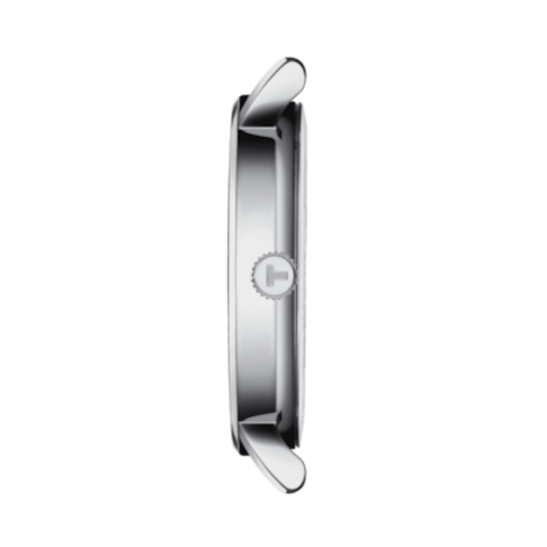 Tissot Unisex T-classic Round White Watches T1432101101101 - KRISHNA WATCH COMPANY