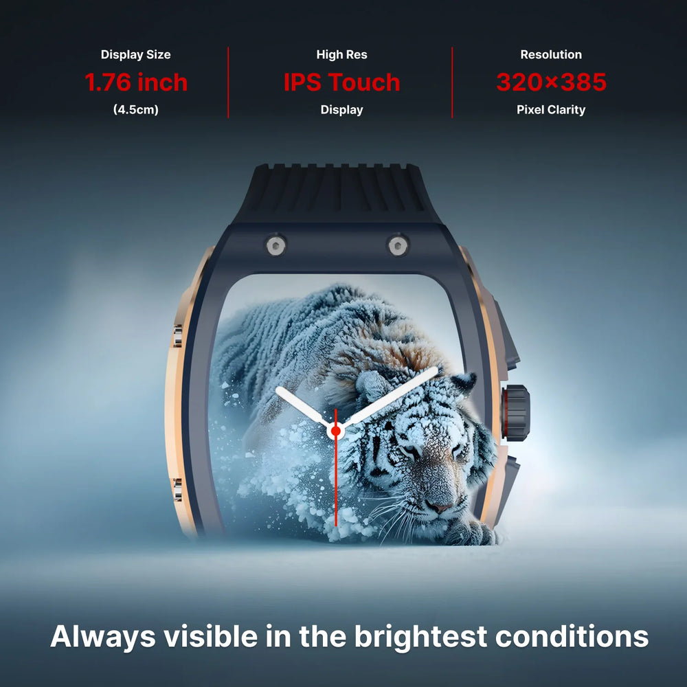 Timex Smart Coregen 1.76" (4.47 cm) Display with Functional Crown and BT Calling Smartwatch For Unisex - TWTXW901T - KRISHNA WATCH COMPANY