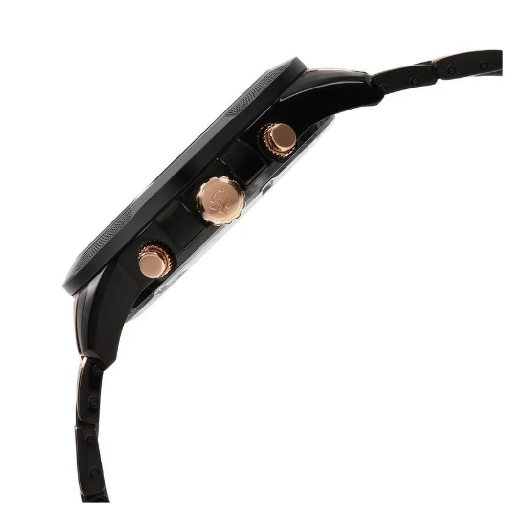 Titan Black Dial Chronograph Watch with Steel & Ceramic Strap 90090KD02 - KRISHNA WATCH COMPANY