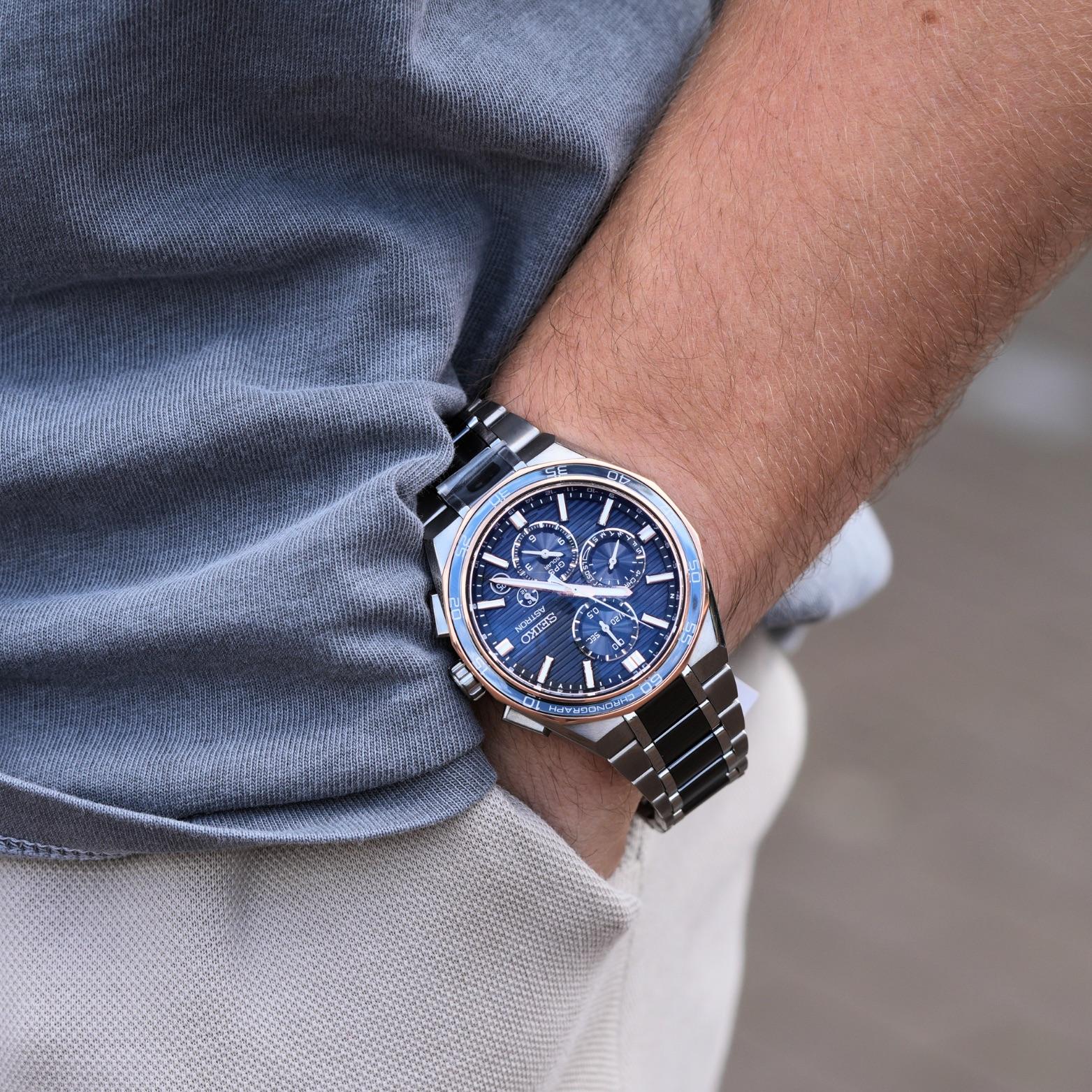 Seiko Astron GPS Solar Dual-Time Chronograph Limited Edition - SSH180J1 - KRISHNA WATCH COMPANY