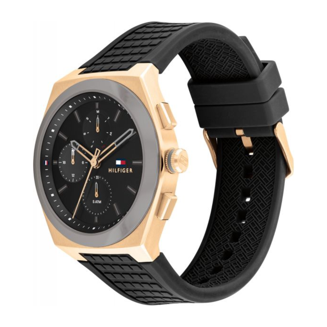 Tommy Hilfiger Grey Dial Quartz Multifunction Watch for Men 1791931 - KRISHNA WATCH COMPANY