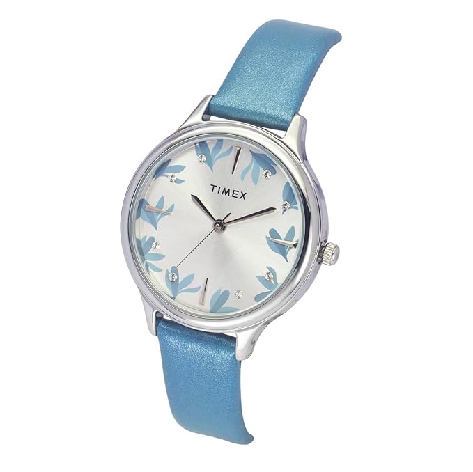 TIMEX Women Silver Round Dial Analog Watch - TWTL12106 - KRISHNA WATCH COMPANY