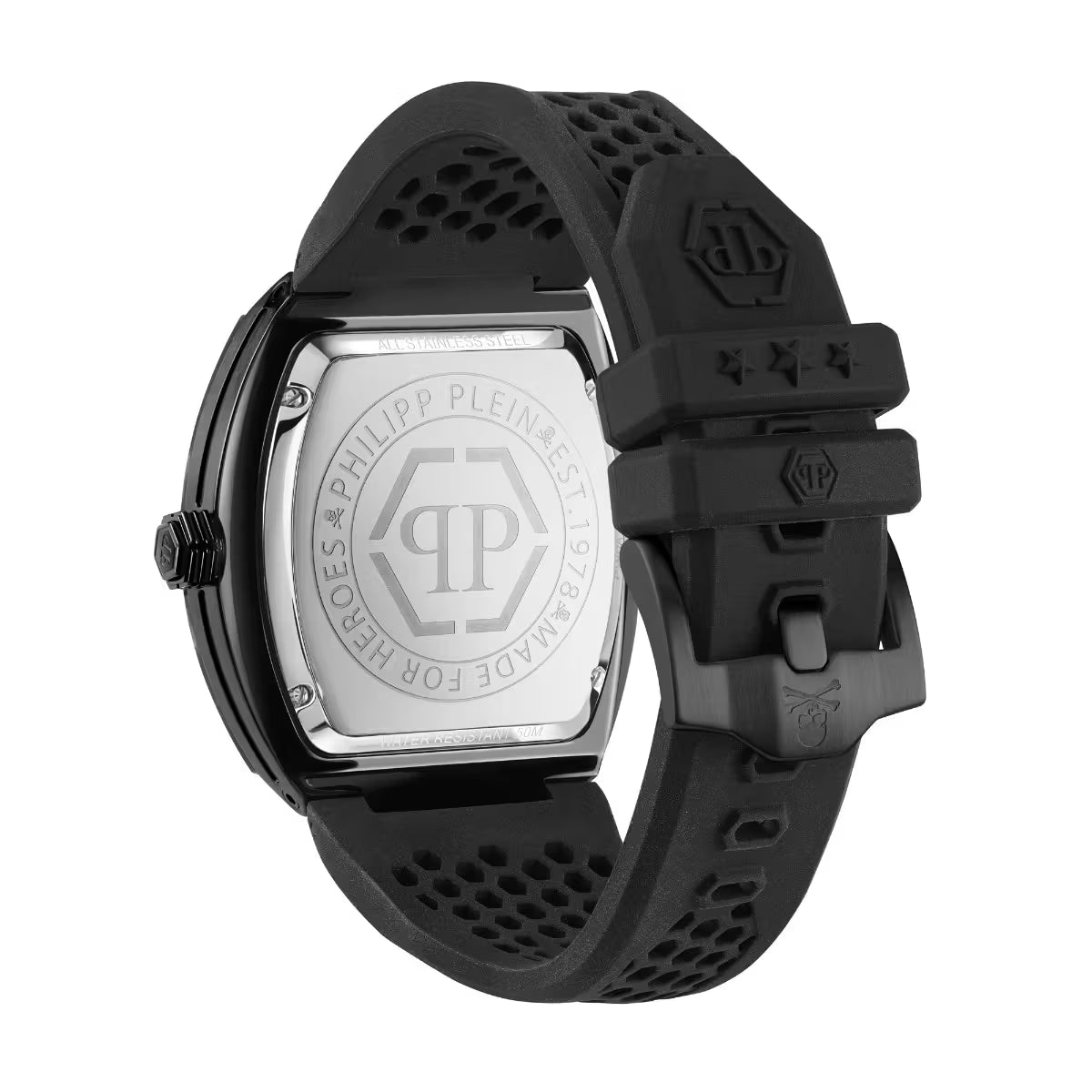 PHILIPP PLEIN Pua-The Hexagon Phantom Analog Watch for Men PWPUA0624 - KRISHNA WATCH COMPANY
