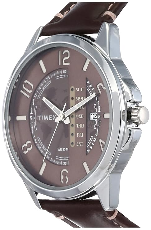 Timex Analog Brown Dial Men's Watch-TWEG16503 - KRISHNA WATCH COMPANY