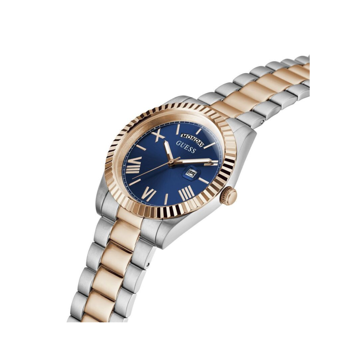 Guess Men's Wristwatch Connoisseur Stainless Steel Bicolour - GW0265G12 - KRISHNA WATCH COMPANY
