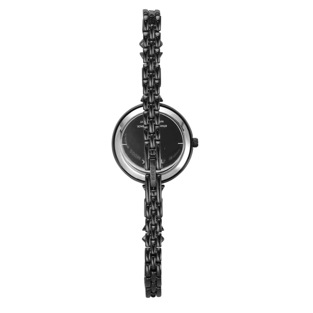 Timex Fria Women Black Dial Round Analog Brass Watch TWEL18303 - KRISHNA WATCH COMPANY