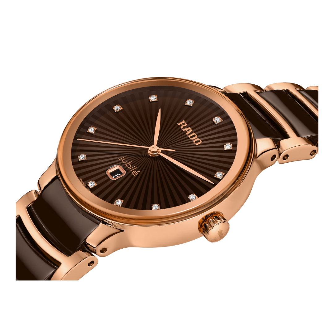 RADO Centrix Diamonds Watch for Women - R30024732 - KRISHNA WATCH COMPANY