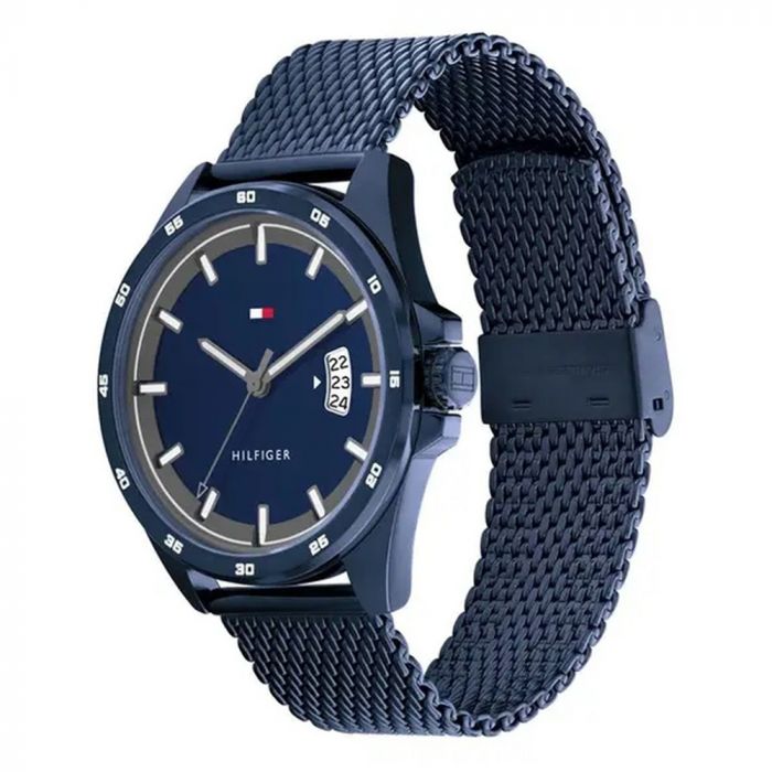 Tommy Hilfiger Stainless Steel Analog Blue Dial Men's Watch-NDTH1791911W - KRISHNA WATCH COMPANY