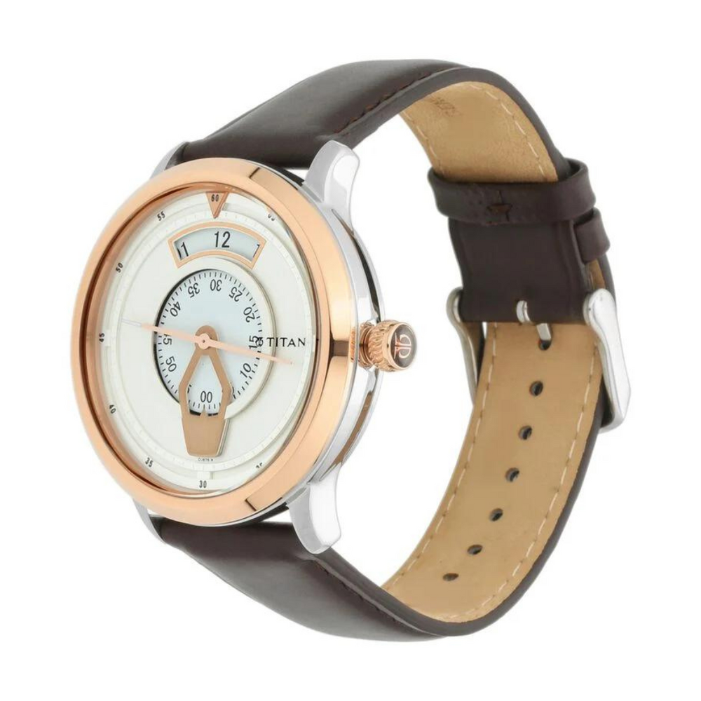 Titan Maritime Strap Watch for Men - 1828KL01 - KRISHNA WATCH COMPANY