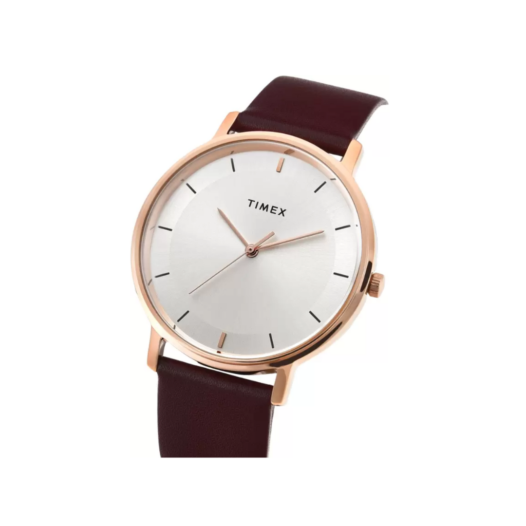 Timex Men Silver Round Analog Watch - TW0TG8014 - KRISHNA WATCH COMPANY