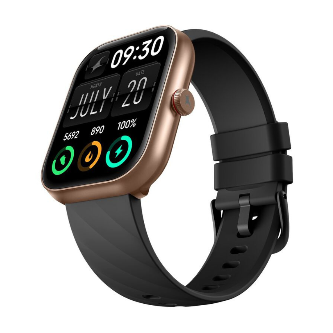Fastrack Kruz+ 1.91 Inch Super HD Display with Functional Crown and AI Voice Assistant Smart Watch for Unisex 38104PP03 - KRISHNA WATCH COMPANY