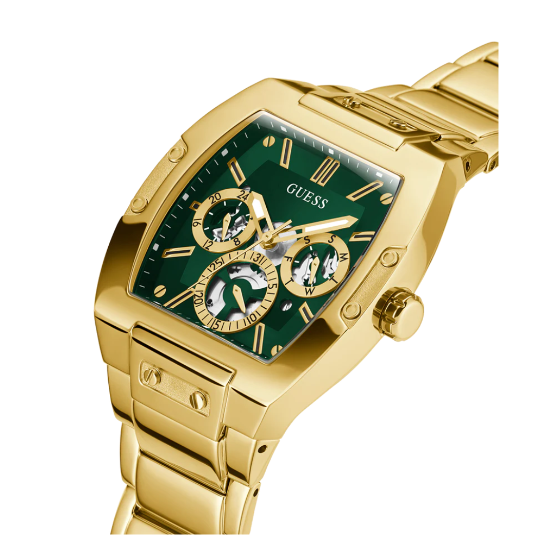 Guess Men's Gold Tone Multi-function Watch GW0456G3