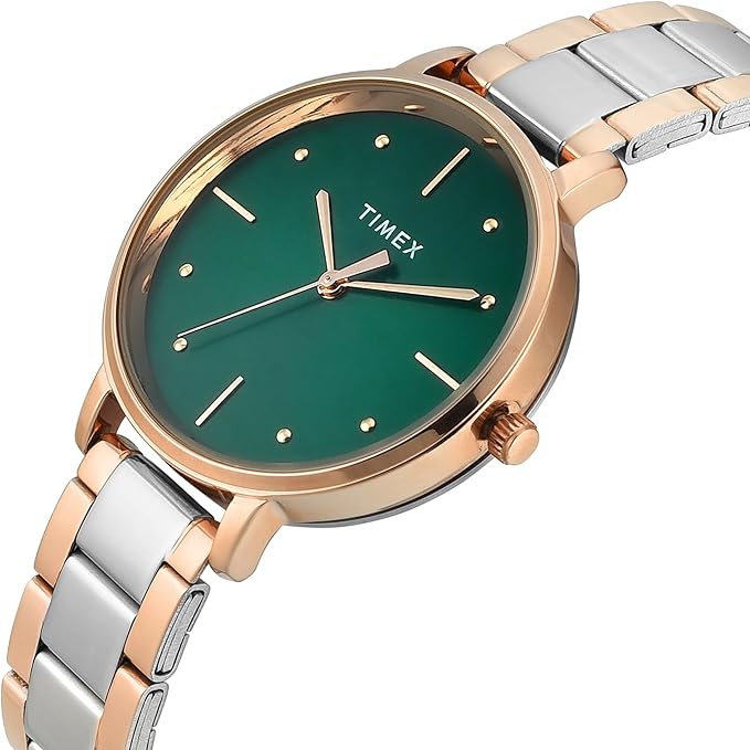 Timex Green Dial Women's Watch - TWEL15827 - KRISHNA WATCH COMPANY