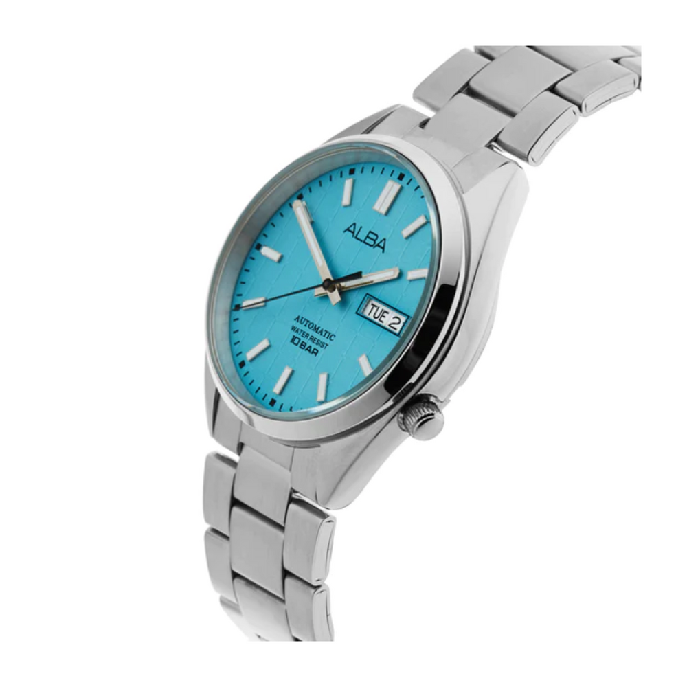 Alba Ice Blue Mechanical AL4321X1 - KRISHNA WATCH COMPANY