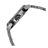 Titan Black Dial Stainless Steel Strap Watch 1698NM01