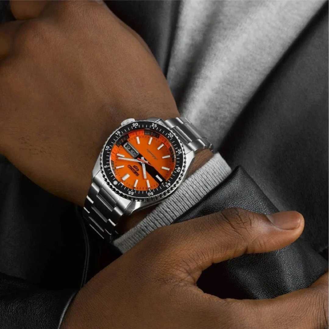 Seiko The New Double Hurricane Seiko 5 Sports Retro Colour Collection - SRPK11K1 - KRISHNA WATCH COMPANY