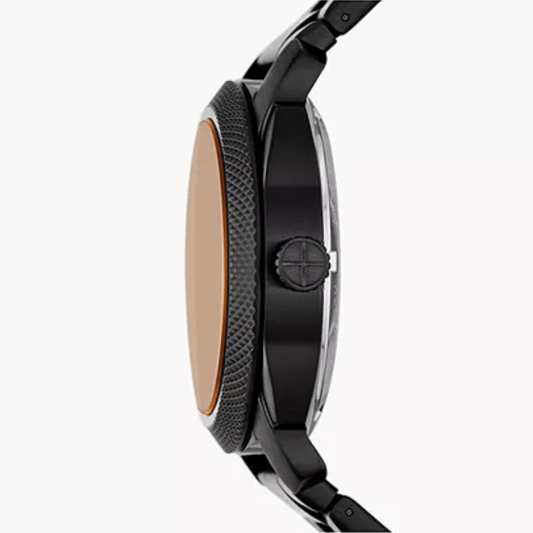 FOSSIL Automatic Black Stainless Steel Watch - ME3253 - KRISHNA WATCH COMPANY