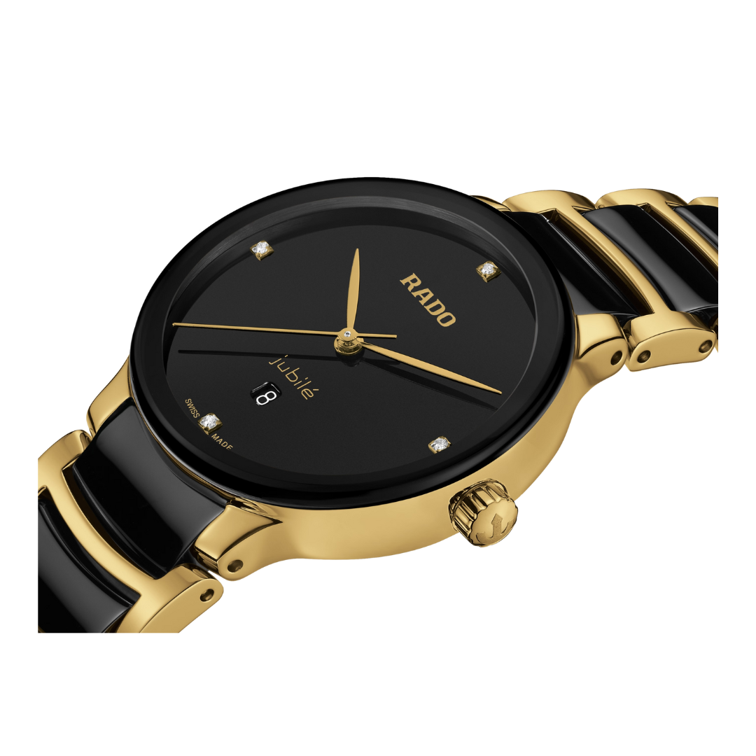 RADO Centrix Diamonds Watch for Women R30025712 - KRISHNA WATCH COMPANY