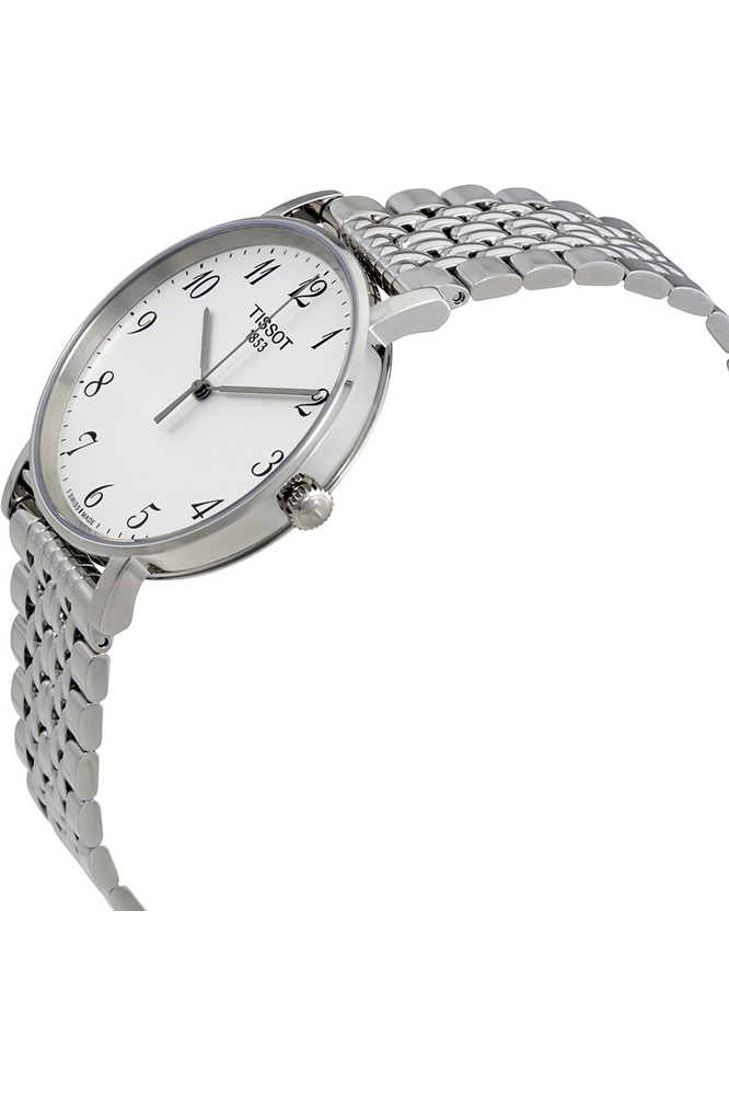 TISSOT T-CLASSIC EVERYTIME SILVER DIAL UNISEX WATCH T1094101103200 - KRISHNA WATCH COMPANY