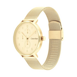 Calvin Klein Unisex Stun Stainless Steel Textured Analogue Watch 25200403