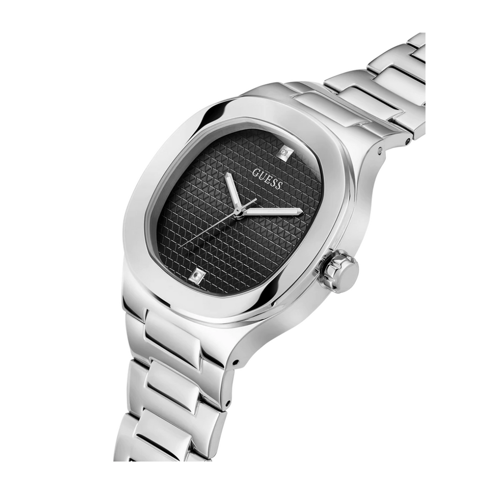Guess Men's Silver Tone Analog Watch GW0662G1 - KRISHNA WATCH COMPANY