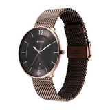 Titan Neo Splash Quartz Analog with Date Brown Dial Stainless Steel Strap Watch for Men 1849KM04